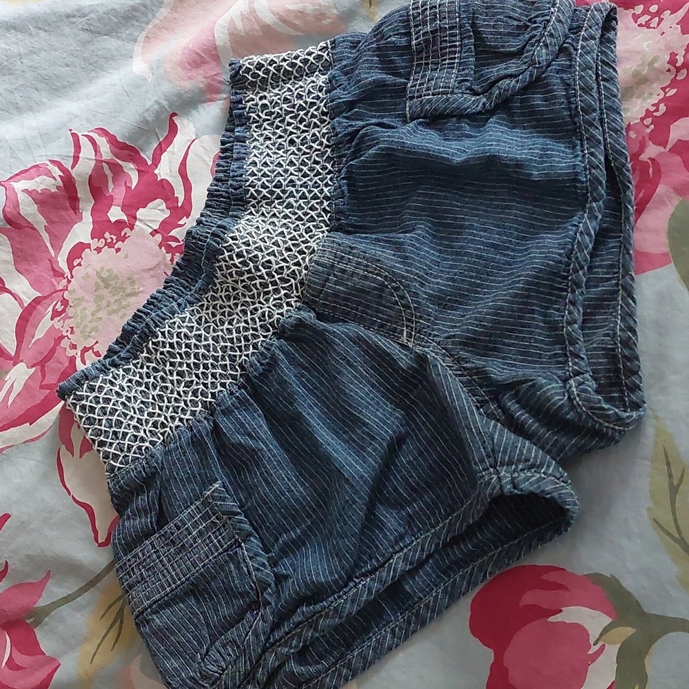 Smocked shorts